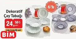 DEKORATİF ÇAY TABAĞI